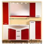 Мебель для ванной комнаты Gemelli Logic (Лоджик) 108 стекло